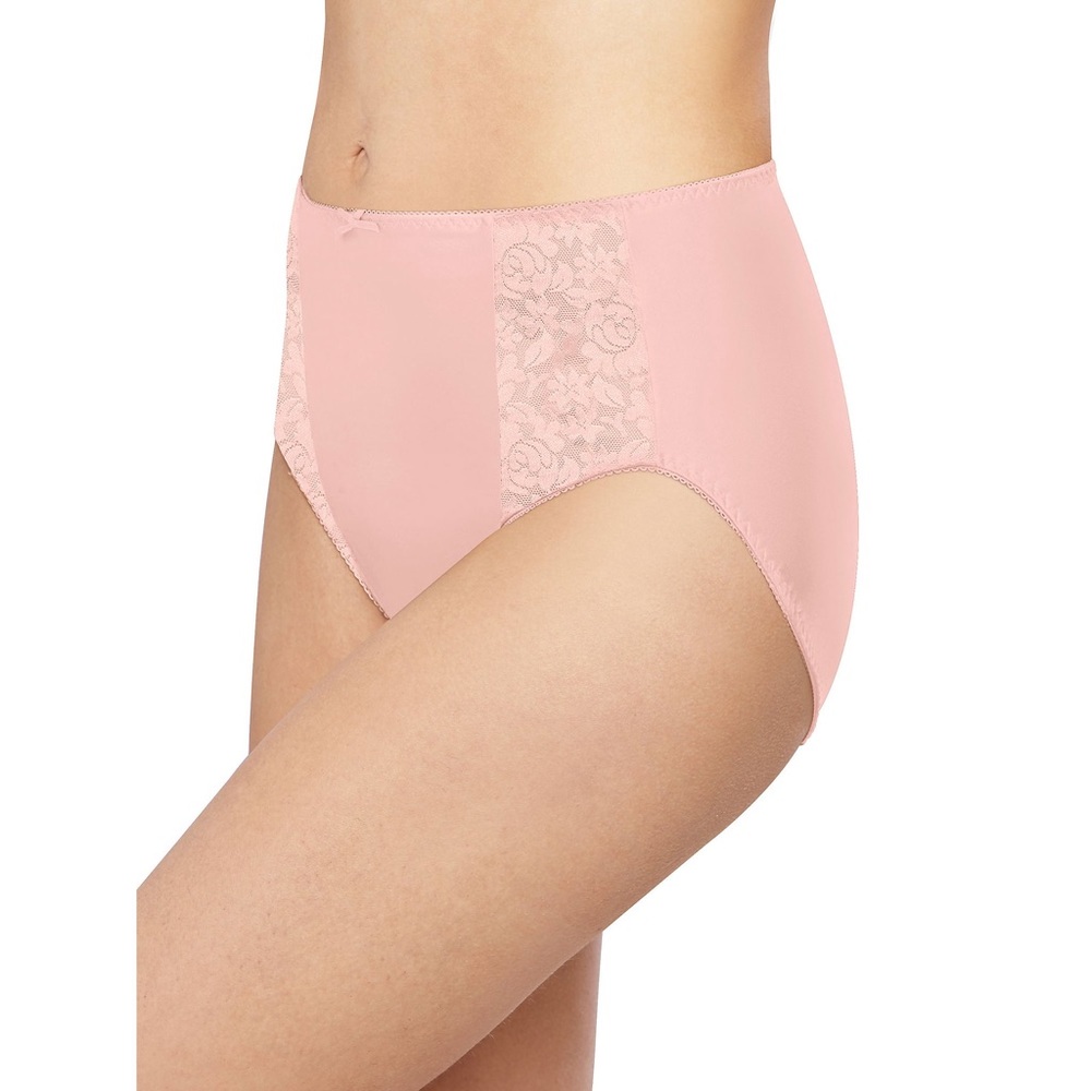 Bali Double Support Hi-Cut Panty 3X Pink